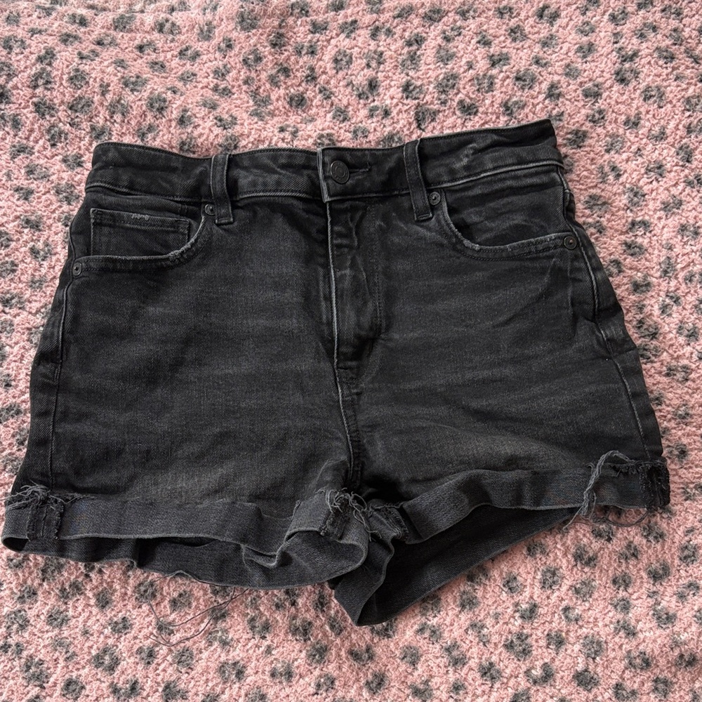 American Eagle Outfitters Black Jean Shorts